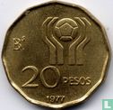 Argentinien 20 Peso 1977 "1978 Football World Cup in Argentina" - Bild 1
