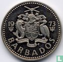 Barbados 25 cents 1973 (PROOF) - Image 1