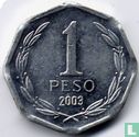 Chili 1 peso 2003 - Image 1