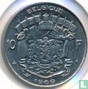 België 10 francs 1969 (FRA - muntslag) - Afbeelding 1