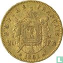 Frankrijk 20 francs 1861 (BB) - Afbeelding 1