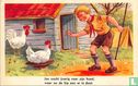 Jan zocht ijverig naar zijn hoed, waar nu de kip een ei in doet. - Bild 1