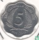 East Caribbean States 5 cents 1991 - Image 1