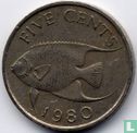 Bermuda 5 Cent 1980 - Bild 1