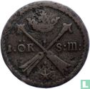 Suède 1 öre S.M.  1677 - Image 2
