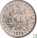 France 5 francs 1979 - Image 1