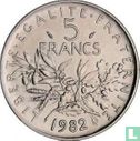 Frankrijk 5 francs 1982 - Afbeelding 1