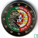 Portugal 2 euro 2010 "100 years of the Portuguese Republic - 1910 - 2010" - Afbeelding 1