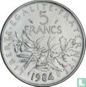 Frankrijk 5 francs 1984 - Afbeelding 1