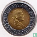 Vaticaan 500 lire 1999 "Time of choice and of hope" - Afbeelding 1