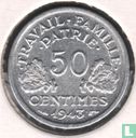 France 50 centimes 1943 (without B) - Image 1