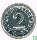 Austria 2 groschen 1979 - Image 1