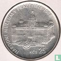 Tsjecho-Slowakije 25 korun 1968 "150th anniversary Prague national museum" - Afbeelding 1