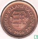 Hongarije 2 fillér 1946 - Afbeelding 1