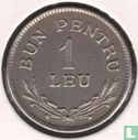 Romania 1 leu 1924 (Brussel) - Image 2