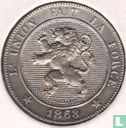 Belgique 5 centimes 1863 - Image 1