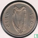 Ierland ½ crown 1967 - Afbeelding 1