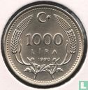 Turkije 1000 lira 1990 "Environmental protection" - Afbeelding 1