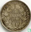 Frankrijk 1 franc 1859 (BB) - Afbeelding 1