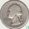 États-Unis ¼ dollar 1945 (D) - Image 1