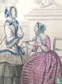 Deux femmes à la terasse serrant la main - Juin 1849 - Afbeelding 3