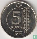 Turkije 5 kurus 2015 - Afbeelding 1