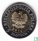 Pologne 5 zlotych 2014 "Royal Castle of Warsaw" - Image 1