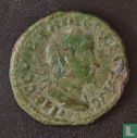 Romeinse Rijk, AE (27) Sestertius, 251-253 AD, Trebonianus Gallus, Viminacium, Moesia Superior, 251 AD - Afbeelding 1