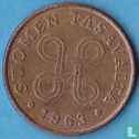 Finland 1 penni 1963 (With rounded side) - Image 1