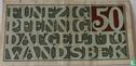 Wandsbek 50 Pfennig, 1919 - Image 1