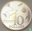 Trinité-et-Tobago 10 dollars 1977 (BE) - Image 2