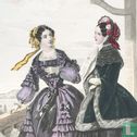 Modes de Mme Plé Horiau; Deux femmes sur la terasse (1850-1853) - 378 - Afbeelding 3