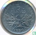 Frankrijk 5 francs 1990 - Afbeelding 1