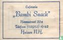 Cafetaria "Bambi Snack" - Afbeelding 1