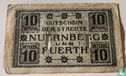 Nürnberg / Fürth, 10 Mark, 1918 - Image 1