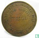 USA  Masonic Penny  (St. Louis)  1847 - Afbeelding 1