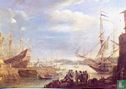 Port de mer - Ecole hollandaise, Abraham Storck (?) - Musée Denon - Afbeelding 1