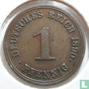 Duitse Rijk 1 pfennig 1890 (F) - Afbeelding 1