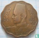 Égypte 10 millièmes 1938 (AH1357 - type 1) - Image 2