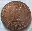 France 10 centimes 1853 (D) - Image 2