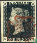 Koningin Victoria, Penny Black - Afbeelding 3