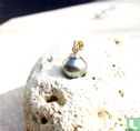 Perle de Tahiti 10,1mm montée OR 18 carats - Afbeelding 2