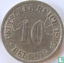 German Empire 10 pfennig 1896 (G) - Image 1