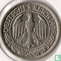 Empire allemand 50 reichspfennig 1928 (G) - Image 1