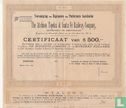 The Atchison Topeka & Sante Fe Railway Company Certificaat van $ 500 - Image 1