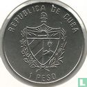 Kuba 1 Peso 1992 (Nickel gebundet Stahl) "25th anniversary Death of Ernesto Guevara" - Bild 2