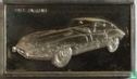 Zilveren Miniatuur Plaque Jaguar XK-E (1961) - Afbeelding 1