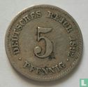 German Empire 5 pfennig 1892 (E) - Image 1