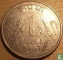 India 1 rupee 2003 (Calcutta) - Image 1