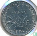 France 1 franc 1974 - Image 1